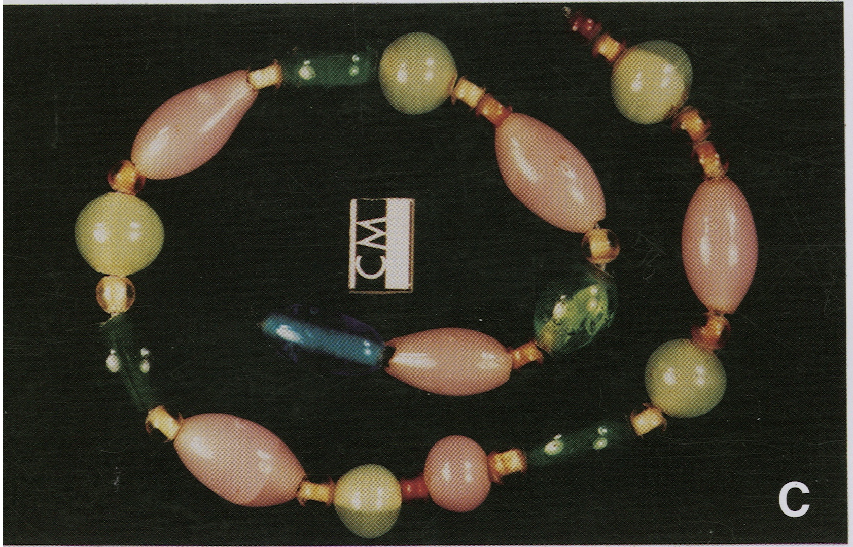 Plate VIC Chinese Beads: Reject glass beads made in the past at Qianyang Brigade.