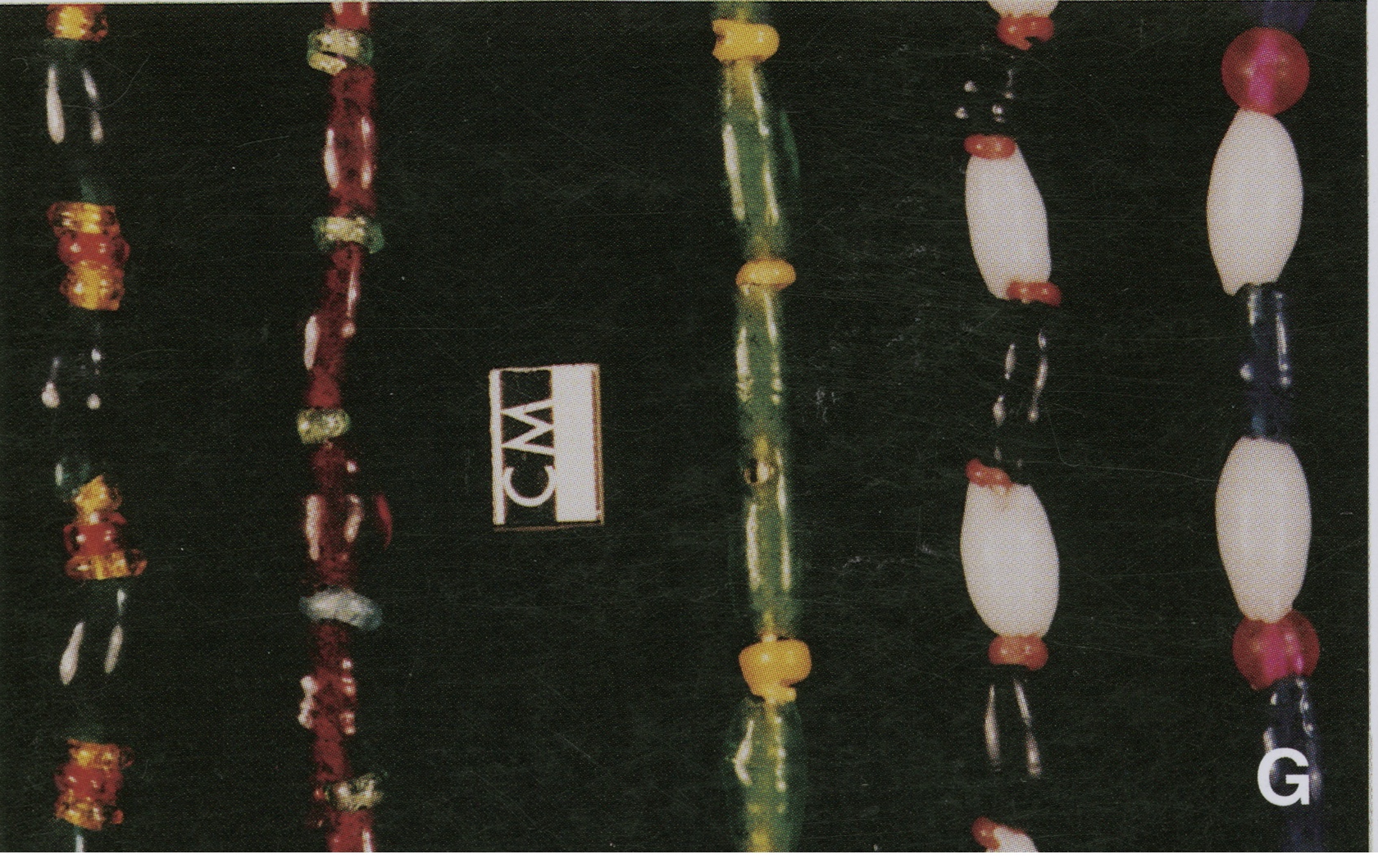 Plate VIG Chinese Beads: Wound beads purchased in xran and Luoyang.