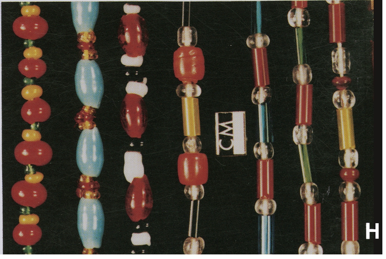 Plate VIH Chinese Beads: Wound and drawn beads purchased in Chengde.