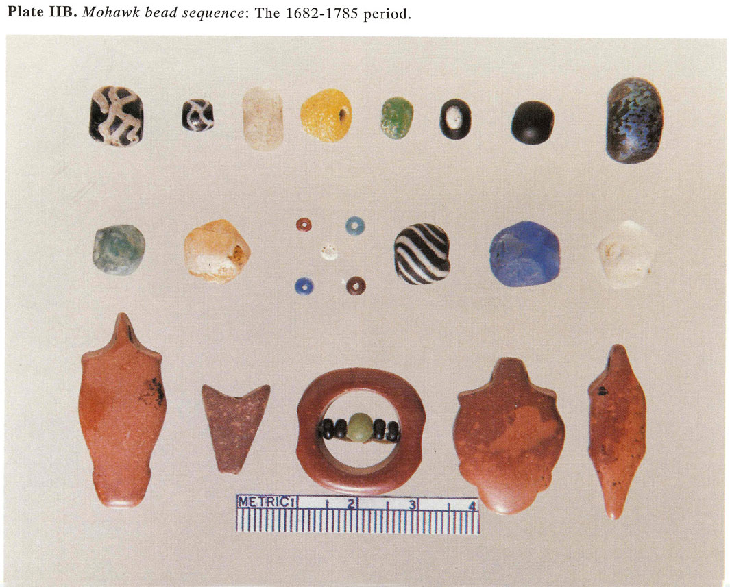 Plate IIB Mohawk bead sequence: The 1682-1785 period. 