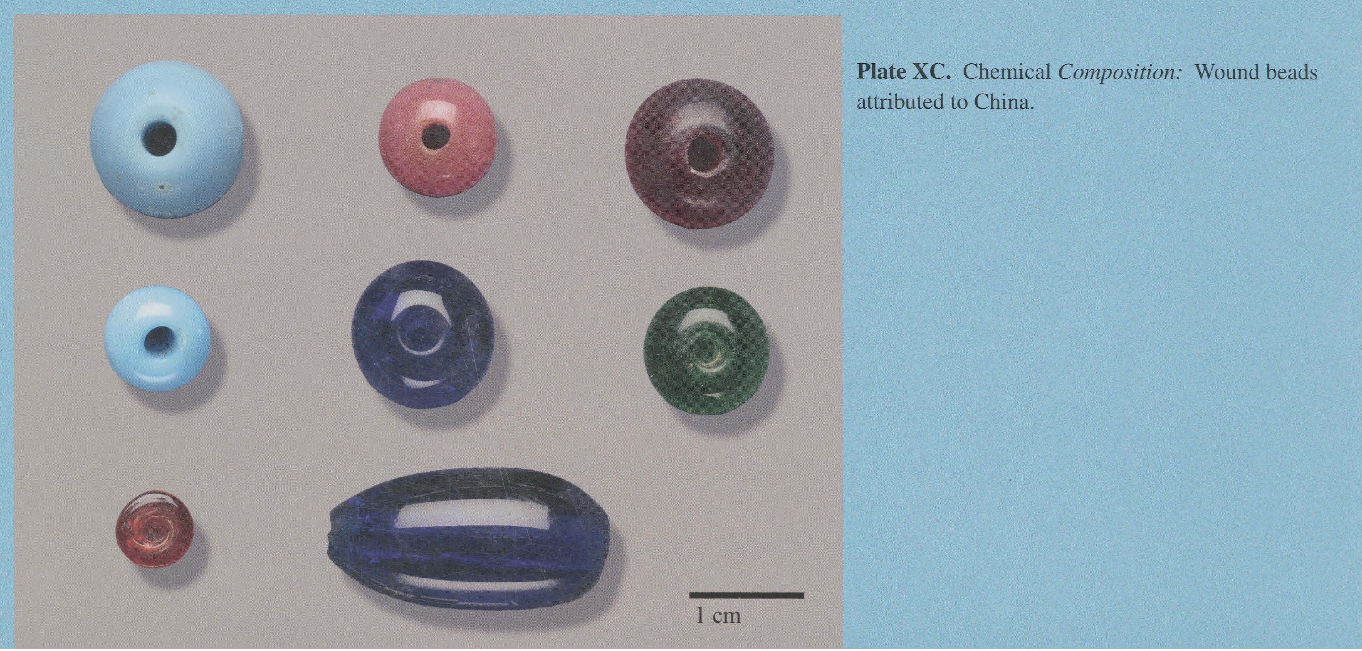 Plate XC Chemical Composition: Wound beads attributed to China.