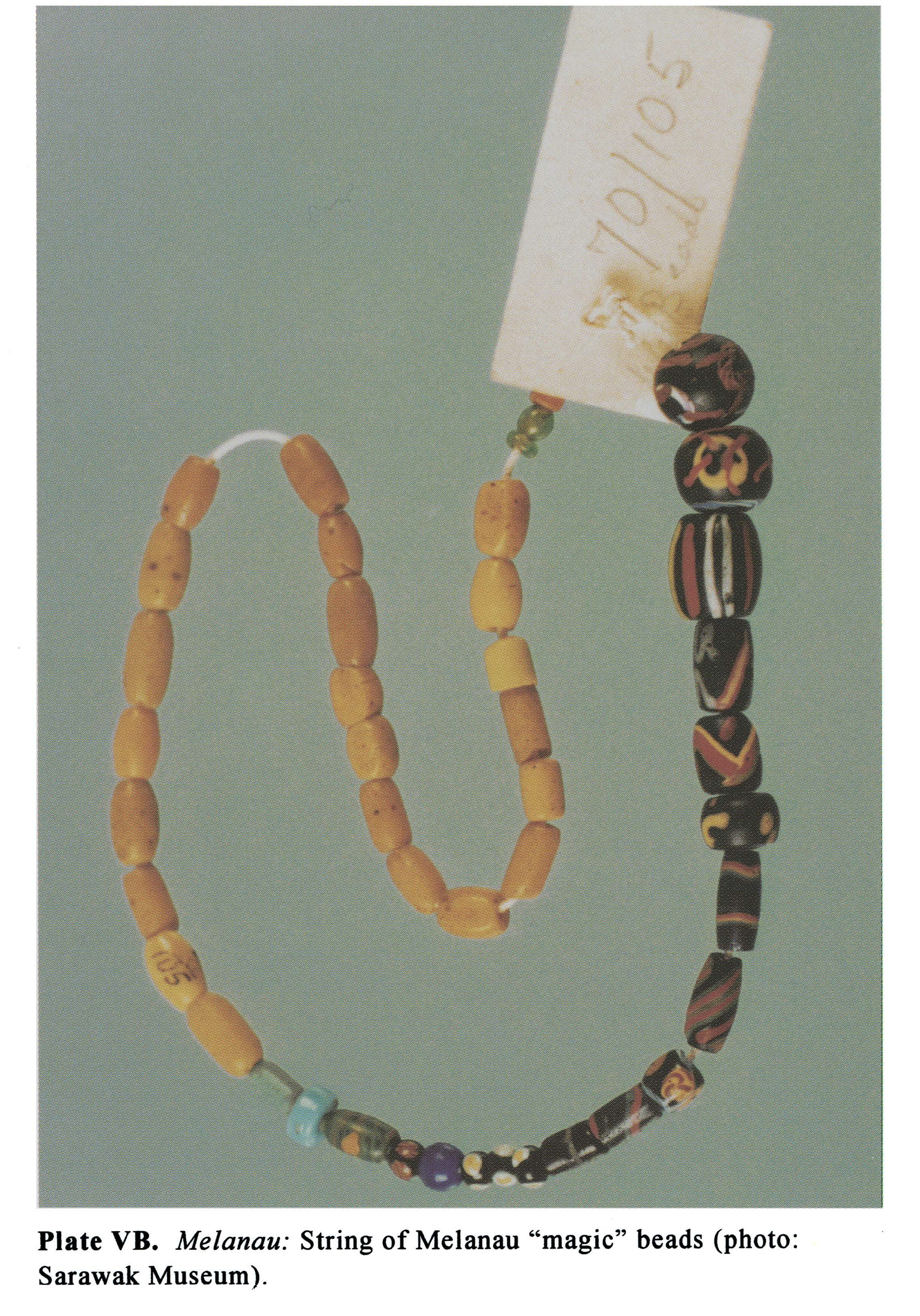 Plate VB Melanau: String of Melanau 