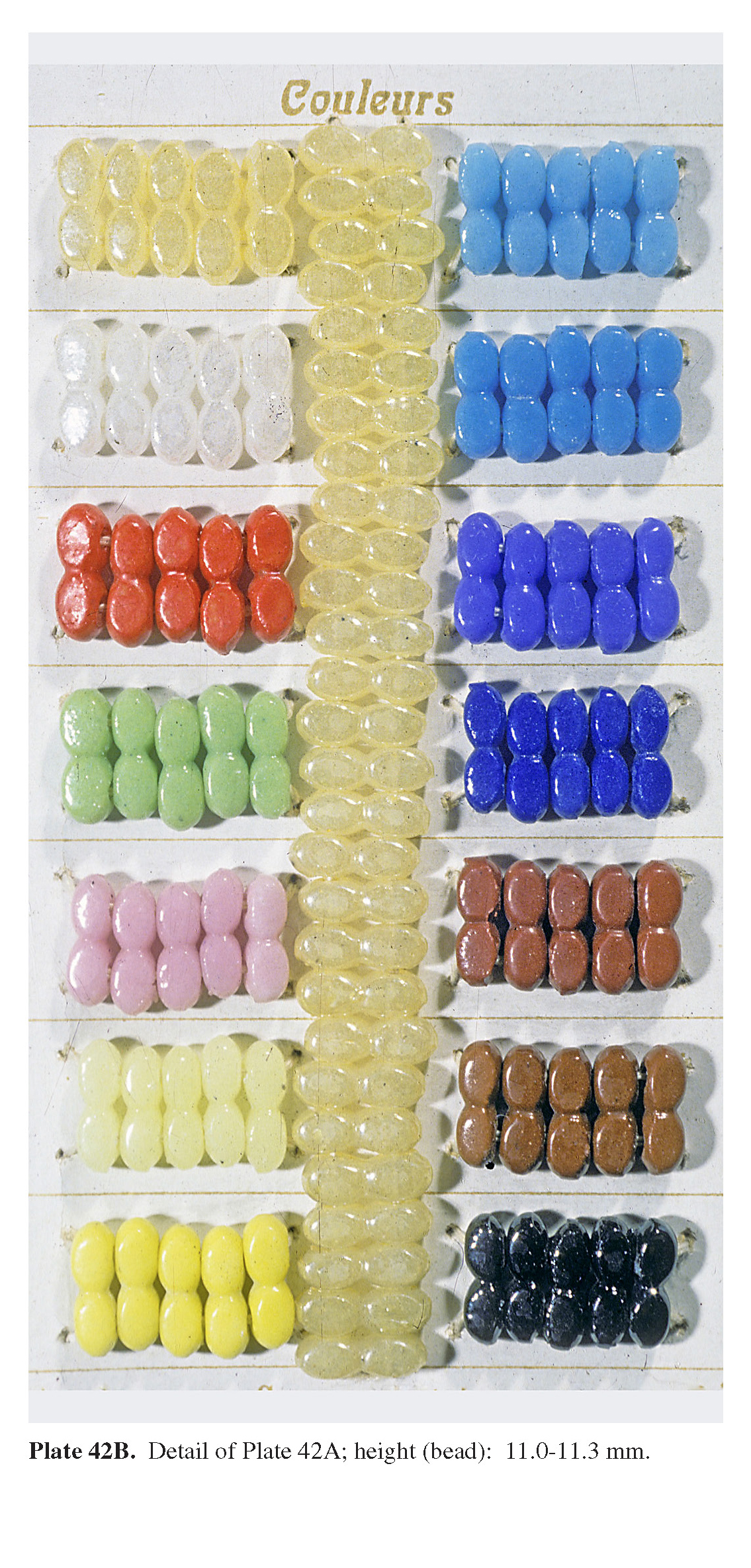 Plate 42B Detail of Plate 42A; height (bead): 11.0-11.3 mm. 