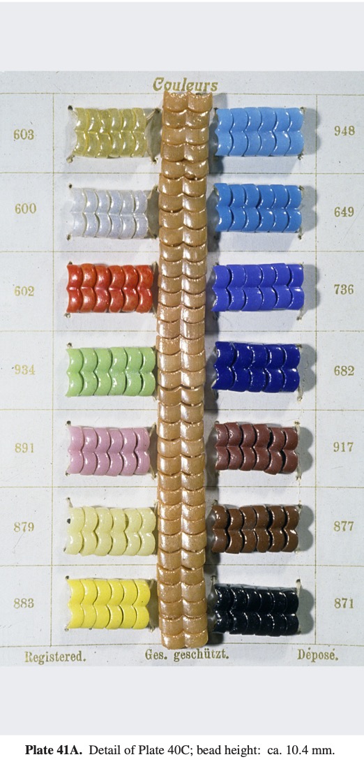 Plate 41A Detail of Plate 40C; bead height: ca. 10.4 mm. Plate 41C. Detail of Plate 41B; bead height: 10.7 mm.